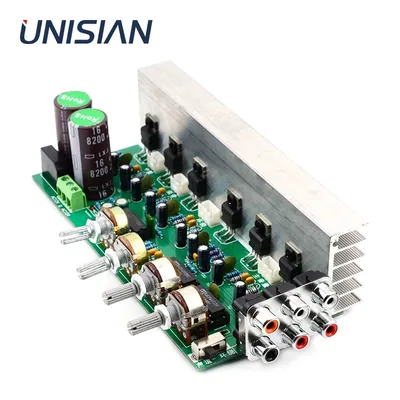 UNISIAN 6 * 18 W 5,1 Kanäle Verstärkerplatine 6 Kanäle Surround Center Subwoofer TDA2030 Image
