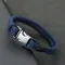 Bracciale da uomo alla moda Doppio strato Fibbia a molla Corda in nylon da 4 mm Braclet Homme Accessori per il tempo libero Hiphop Braslet Regalo per lui