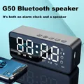 Altoparlante Bluetooth Wireless G50 con sveglia a specchio Mini scheda FM stallo Audio ricezione K