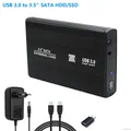 Custodia per disco rigido Yucun da 3,5" SATA III II I USB Disco rigido esterno HDD SSD Box Custodia