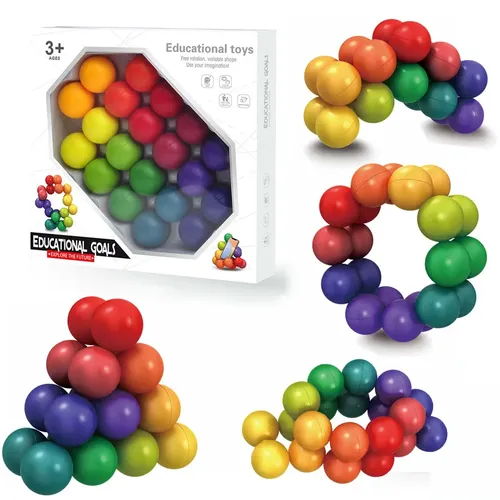 Zappeln Spielzeug 3D Puzzle Ball endlos verdreht und gedreht flexible Jionts Stress abbau