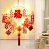 Chinesische Neujahrs dekoration Anhänger Drachen Neujahrs segen Kranz Tür hängen Girlande Ornamente