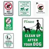 Bitte seien Sie respektvoll Zeichen kein Hund kacken oder pinkeln Zeichen für Hof nur Zinn Marke
