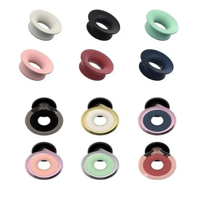 12 Stück Silikon-Ring-Ohrstöpsel zur Geräuschreduzierung, 5 dB Geräuschring-Ohrstöpsel, Image