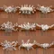 Pettini per capelli da sposa con strass color argento Accessori per capelli per donna Accessori