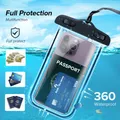 Custodia impermeabile per telefono Borsa impermeabile per nuoto Custodia protettiva universale per telefono subacqueo per iPhone 11 12 13 14 Pro Max X