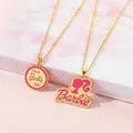 Sono una collana con ciondolo ragazza Barbie per donna ragazze moda accessori alla moda regali per I