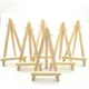 10 stücke Holz Mini Staffelei Rahmen Desktop Dreieck Display Stand Hochzeit Tisch karte Stand halter