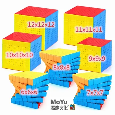 MoYu Würfel 6x6x6 Würfel 7x7x7 8x8 9x9 10x10 11x11 12x12 Cubo Magico Professioneller Zauberwürfel Puzzlespielzeug Geschwindigkeitswürfel Image