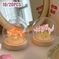 Tulpe Blume Nachtlicht niedlich DIY batterie betrieben LED Nachtlicht handgemachte Nachttisch Schlaf