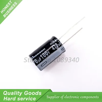 10 Stück 470 v470uf 16*25mm uf V 16*25 Aluminium-Elektrolyt kondensator Image