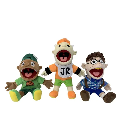 Jeffy Handpuppe Feebee Rapper Zombie Plüsch Puppe Spielzeug Talkshow Muppet Eltern-Kind-Aktivität