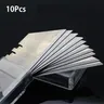10 Stück spezielle Messerklingen Stahl material Gebrauchs messer Trapez klingen Ersatz DIY Kunst