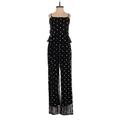 Anthropologie Jumpsuit: Black Polka Dots Jumpsuits - Women's Size X-Small