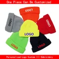 Logo personalizzato Beanie fai da te Design ricamato personalizzato autunno inverno cappelli