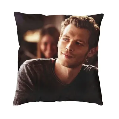 Klaus Mikaelson Kissen Abdeckung 45x45 Wohnkultur 3D Druck Die Vampire Diaries Werfen Kissen Für Image