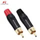 8 stücke/4pairs RCA stecker RCA Stecker HIFI Gold Überzogene Audio Kabel RCA Stecker Audio Stecker