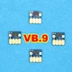 Vb9 chip vb 9 tink cartridge chip vb.9 für hp 952 953 954 955 952xl 953xl 954xl 955xl 7740 8210 8710