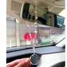 Islam crystal 33 pink beads tasbih quran fatiha crystal car pendant car hanging regali musulmani