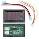 Mini-Digital-Voltmeter-Amplit-Stromz￤hler-Tester DC 100V 10A 0 28 "Blau Rot DC 0 - 100V DC 0 - 10A