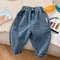 Primavera bambini bambino tinta unita ragazzi ragazze Jeans 0-6 anni bambino bambini coreano Casual