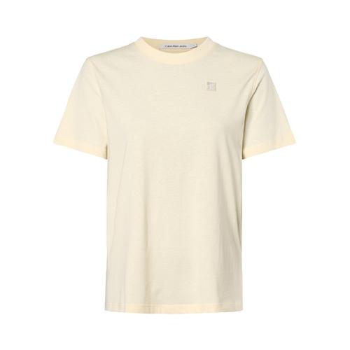 Calvin Klein Jeans T-Shirt Damen vanille, XS