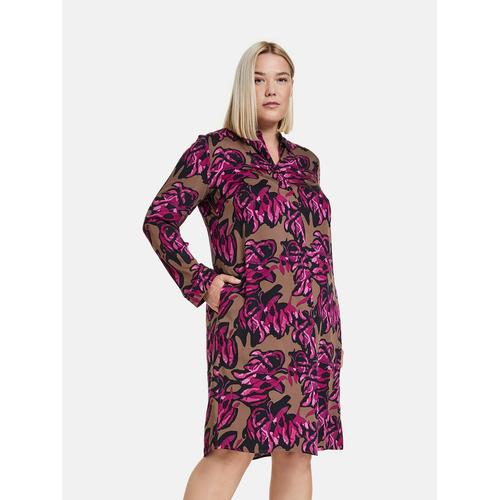 Samoon Blusenkleid Damen braun, 52