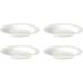 Portmeirion Soho Deep Rimmed Plate White Set of 4 - 11.4 Inch