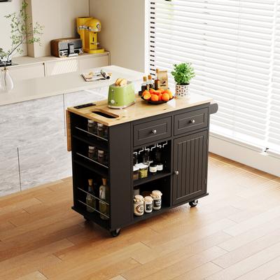 Kitchen Island with Power Outlet