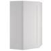 HOMEIBRO Wall Diagonal Corner Cabinet in White | 42 H x 27 W x 24 D in | Wayfair SD-DCW2742-LC