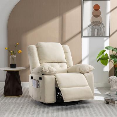 Power Lift Massage Recliner Chair with Adjustable Massage, Heating Function, Infinite Position and Side Pocket