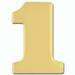 PinMart s Gold Number One 1 Lapel Pin Anniversary Birthday Number Jewelry