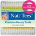 Fran Wilson NAIL TEES COTTON TIPS 120 Count (2 PACK) - The Ultimate Nail Tool Multi-Purpose Double-sided Swabs with Pointed Ends for Precise Touch-ups and the Perfect At-Home Manicure & Pedicure