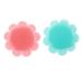 2 Pcs Infant Silicone Shower Brush for Baby Shampoo Kids Hair Scrubber Bathing Accessory Silica Gel Newborn