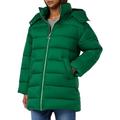 United Colors of Benetton Damen Jacke 2sywdn03b Lange Daunenjacke, Waldgrün 1u3, L