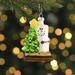 Northlight Seasonal No Pattern Hanging Figurine Ornament Glass in Brown/Green/White | 3.25 H x 2.5 W x 2 D in | Wayfair NORTHLIGHT YQ95201