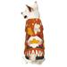 Junzan Happy Thanksgiving Three Gnomes Dog Hoodie Puppy Sweater Sweatshirt Cold Weather Coat Pet Clothes for Dog Cat-Medium