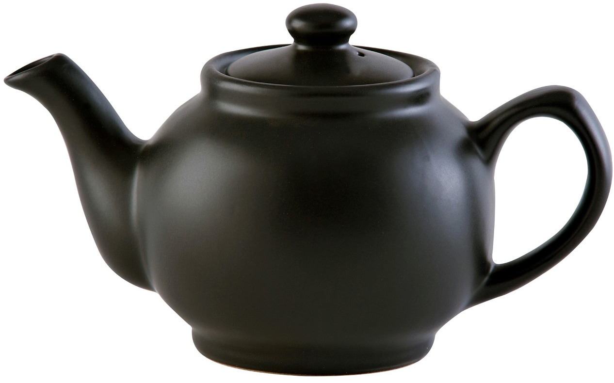 Teekanne PRICE & KENSINGTON "Betty", schwarz, B:14cm H:12cm, Steingut, Kannen, Steingut, matt, 6 Tassen Image