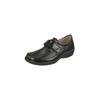 Klettschuh NATURAL FEET "Kletter Orb", Damen, Gr. 37, schwarz (schwarz, grau), Rindsleder, Synthetik, casual, Schuhe Klettschuh Slipper, aus echtem Leder