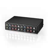 3-Way RGB Component AV Switch Video Audio Selector 3 in 1 Output Ypbpr Component RGB Switcher Box for TV 360 DVD