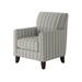 Armchair - Lark Manor™ Aravis 30" Wide Armchair Wood/Polyester/Fabric in Blue/Indigo/Brown | 38 H x 30 W x 32 D in | Wayfair