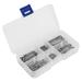 Nikou 175 Pcs 5 Kinds of Split-Cotter Pins Kit Fastening Split Pins Zinc Alloy Metal Fastener Hardware