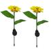 Ozmmyan Holiday Decor Outdo Outdoor Solar Sunflower 8led Ground Light Courtyard Light Outdoor Light Home Decor Clearanc