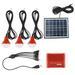 Uadme 4W Solar Panels - USB Rechargeable Portable Battery 3.7V Solar Energy