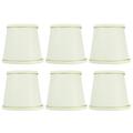 Heaveant Chandelier Light Shade 6Pcs Nordic Simple Lampshade Modern Wall Lamp Cover Cloth Art Wall Light Cover for E14 Screw Bulb Light Green