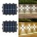 Apmemiss Outdoor Christmas Decorations 2023 Clearance 2PCS Solar Outdoor Wall Lamp Outdoor Courtyard Decoration Garden Wall Lamp