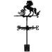 Horse Weathervane Wind Direction Indicator European Style Weather Vane for Roof Garden Patio