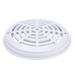 Delaman Drain Suction Cover 1Pc Round White Pool Main Drain Main Drain Cover for Swimming Pool Pool Accessary Replacement Pipe Fittings Pool Drain Suction Cover
