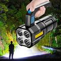 Spring Savings !Search Light Rechargeable High Brightness 4 Led Led Flashlight Searchlight Outdoor Usb Flashlight Portable Strong Lights Side Light Outdoor Camping Tent Light