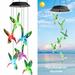Wind Chime Solar Hummingbird Wind Chimes Outdoor/Indoor(Gifts for mom/momgrandma Gifts/Birthday Gifts for mom) Outdoor Decor Yard Decorations Memorial Wind Chimes mom s Best Gifts.